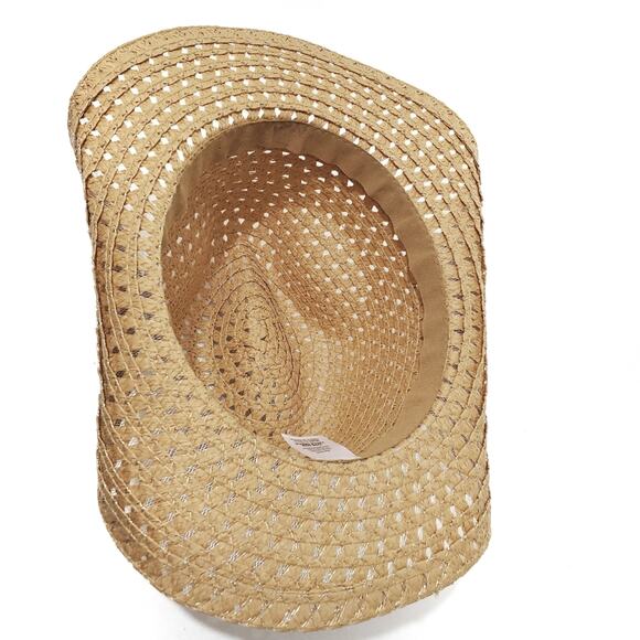 Coastal Cowgirl Mesh Woven Natural Color Hat - Picture 5 of 7